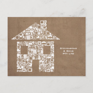 Cartão Postal Placa de Marketing para Promocional residencial