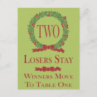 Placa de Mesa Holly Wreath nº 2