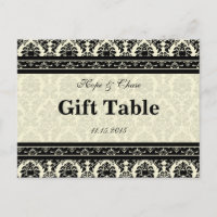 Placa de Mesa para presente de Cream e Damasco Pre