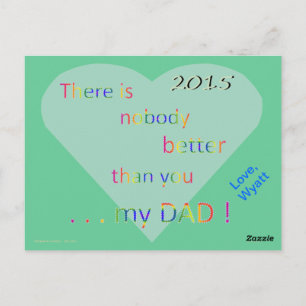 Cartão Postal PLACA DE PAI 15.05.1.wyatt t