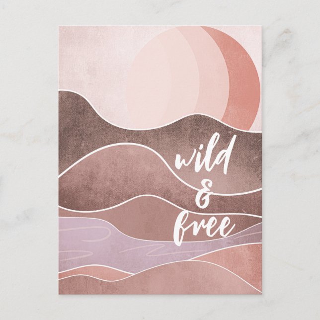 Cartão Postal Placa de Posto Boho Aestésico 031 (Frente)