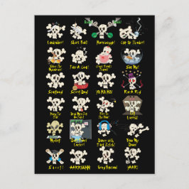 CARTÃO POSTAL PLACA DE POSTO CRUZADA