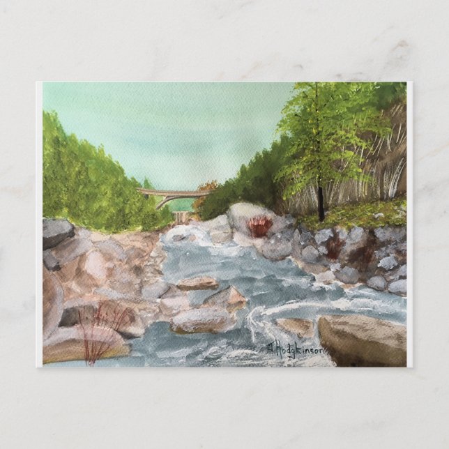 CARTÃO POSTAL PLACA DE POSTO DA CIDADE NEVADA (Frente)