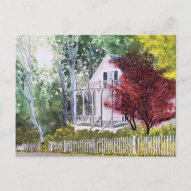 CARTÃO POSTAL PLACA DE POSTO DA CIDADE NEVADA (Frente)