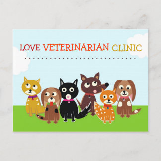 CARTÃO POSTAL PLACA DE POSTO DE NOMEAÇÃO 311-VETERINÁRIA
