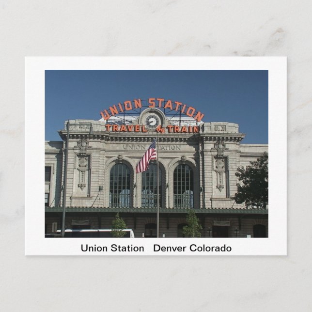 Cartão Postal Placa de Posto de treinadores (Frente)