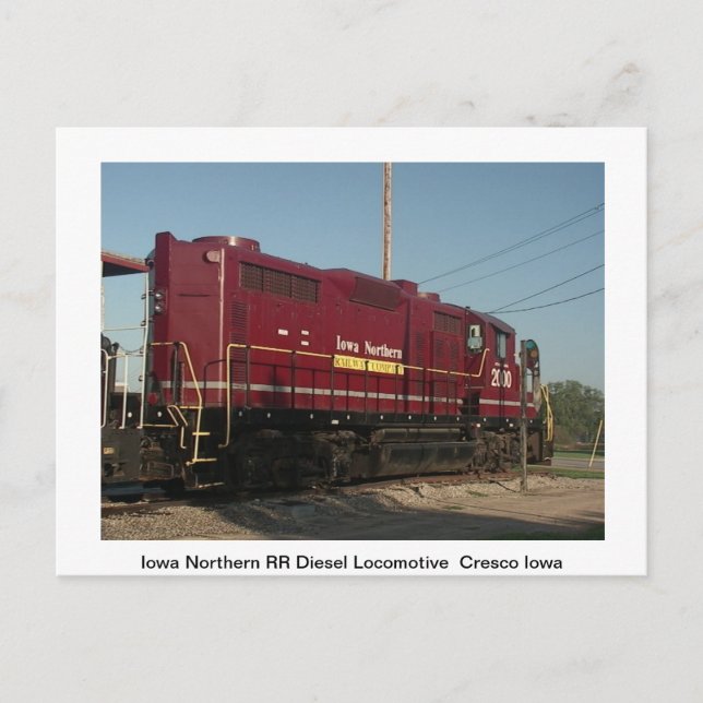 Cartão Postal Placa de Posto de treinadores (Frente)