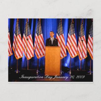 Cartão Postal Placa de Posto do Dia de Inauguração 2009 - Person