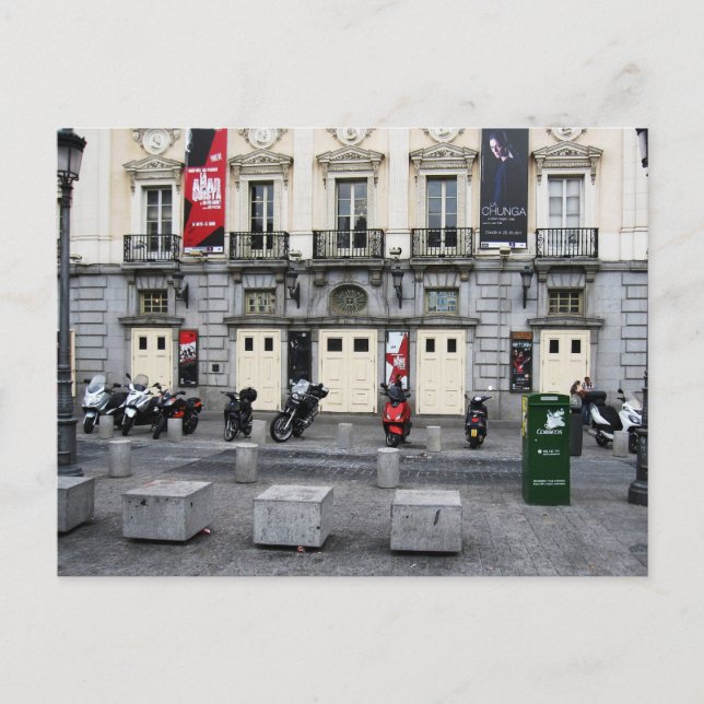 Cartão Postal placa de Posto do pc Artisanware Viagem (Frente)