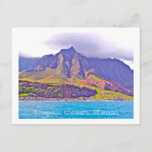 Cartão Postal PLACA DE posto, ESPERA FLUTUADA DA COSTA NAPALI