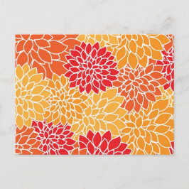 Cartão Postal Placa de Posto Floral