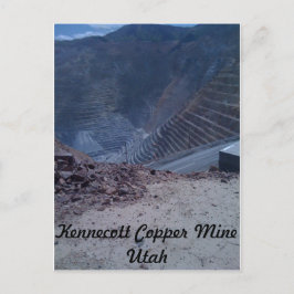 Cartão Postal Placa de Posto Kennecott Copper Mine