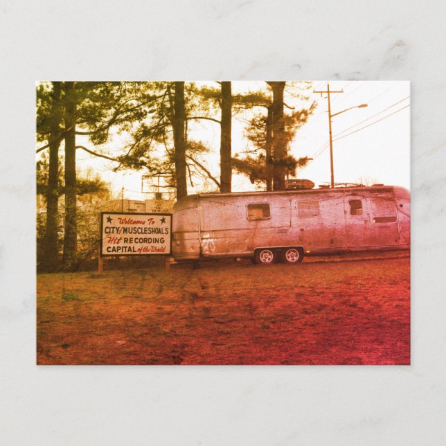 Cartão Postal Placa de Posto Muscle Shots - Visão retrógrada (Frente)