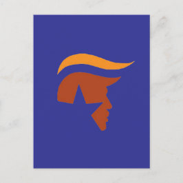 Cartão Postal PLACA DE posto - PERFIL PATRIÓTICO