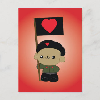 Cartão Postal Placa de Posto Puppy Revolução de Encaixe