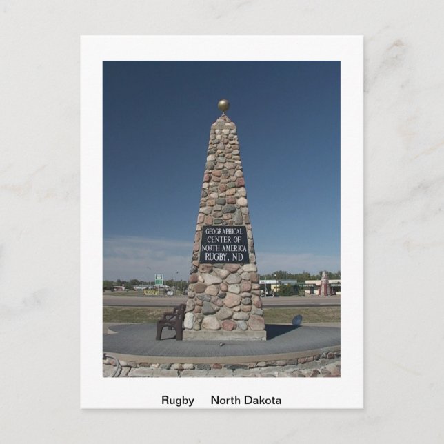 Cartão Postal Placa de Posto Scenic America (Frente)