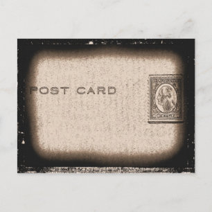 Cartão Postal "Placa de Posto" (Sepia)