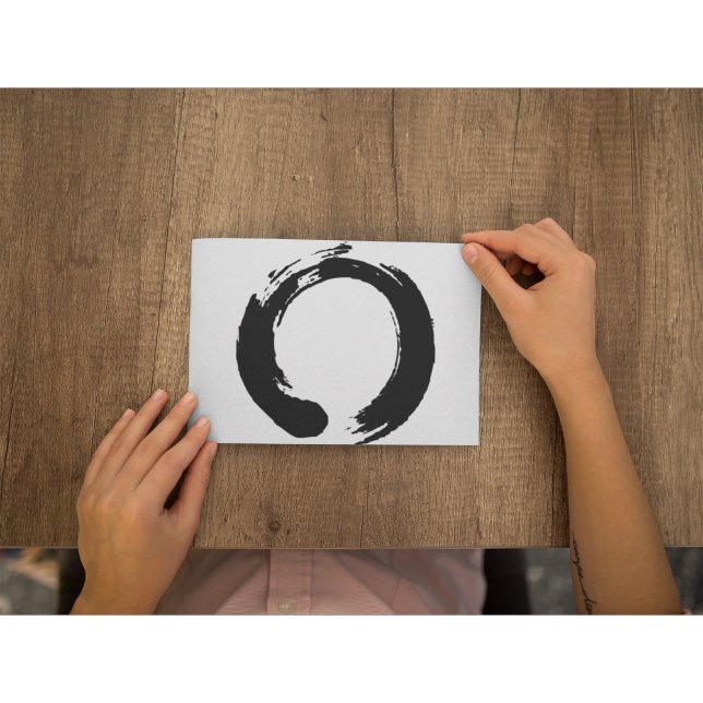 Cartão Postal Placa de Posto Zen Circle (Criador carregado)