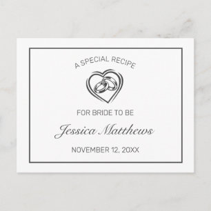 Cartão Postal Placa de recebimento de Chá de panela branco mini