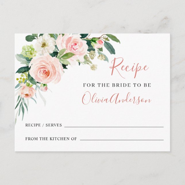 Cartão Postal Placa de recebimento de Chá de panela das flores d (Frente)