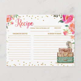 Cartão Postal Placa de recebimento do Chá de panela com pressoe