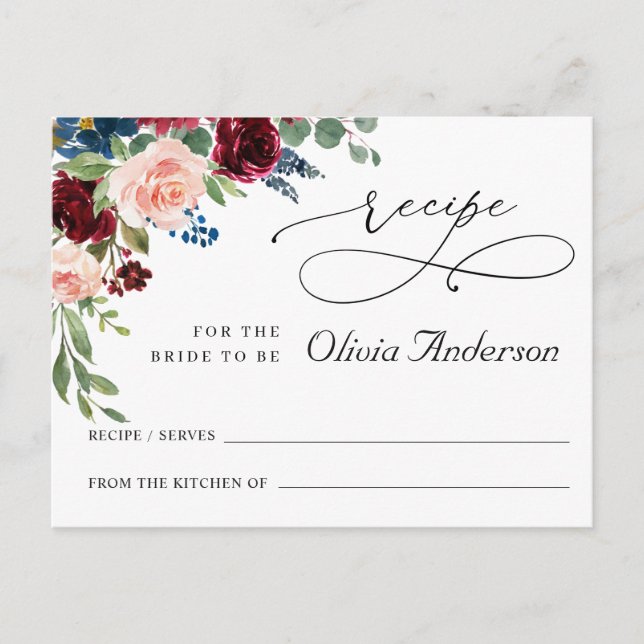 Cartão Postal Placa de Receita do Chá de panela Eucalyptus para  (Frente)