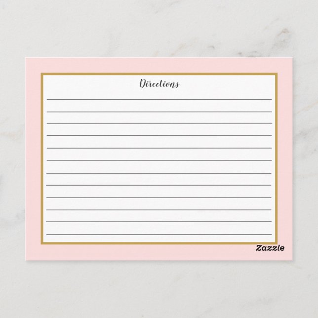 Cartão Postal Placa de Receita do Monograma de Folhagem Dourada, (Verso)