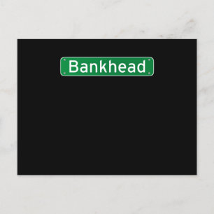 Cartão Postal Placa de rua de Bankhead Atlanta Geórgia