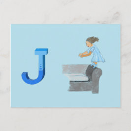 Cartão Postal Placa de salto