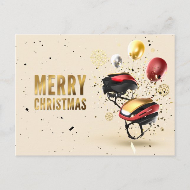 Cartão Postal Placa de ultra Natal 2 (Frente)