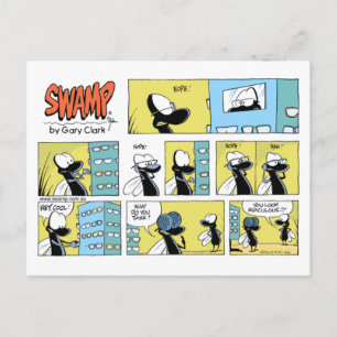 Cartão Postal Placa de Verificação Optometria de Troca