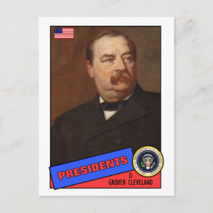 Cartão Postal Placa Grover Cleveland Baseball