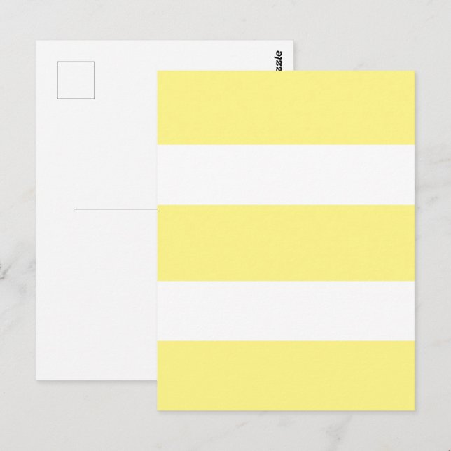 Cartão Postal Placa Plana Stripe Marítima (Frente/Verso)