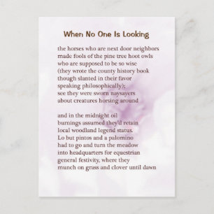 Cartão Postal Placa Poem de Fazenda engraçada nº 5