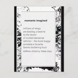 Cartão Postal Placa Poema Engraçado da Fazenda nº 12