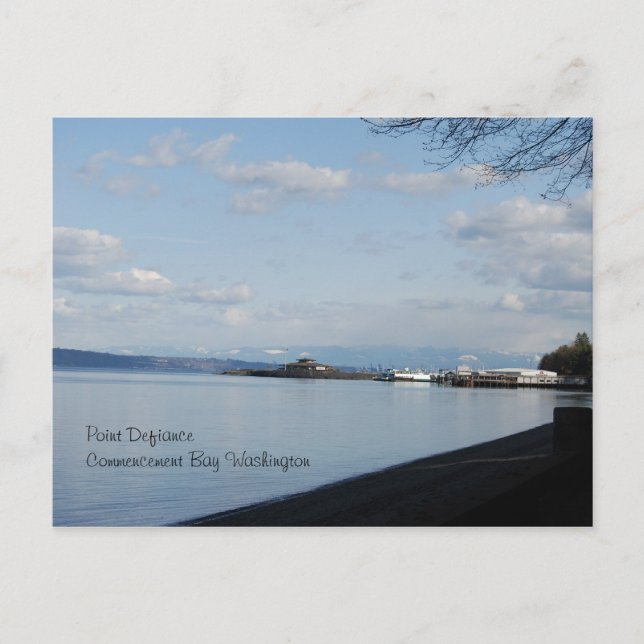 Cartão Postal Placa postada - Comment Bay (Frente)