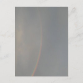 Cartão Postal Placa Postada Rainbow