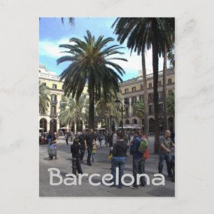 Cartão Postal Plaça Reial, Barcelona