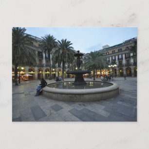 Cartão postal Plaça Reial, Barcelona, Espanha