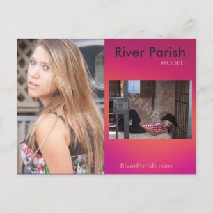 Cartão Postal Placa Zed/Comp de Captura de Cabeçalho de Atores d