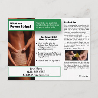 Cartão Postal Placas de Posto da Power Strip