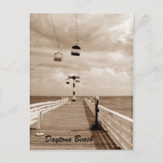 Cartão Postal Placas de Posto de praia de Daytona