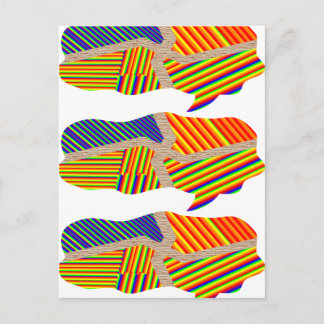 Cartão Postal Placas de posto Designs gráficos fotos em símbolos