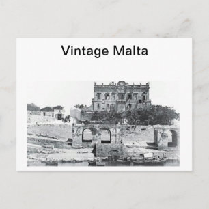 CARTÃO POSTAL PLACAS DE POSTO MALTA