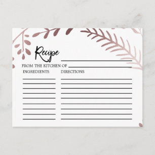 Cartão Postal Placas de recebimento de Chá de panela Dourado Ele