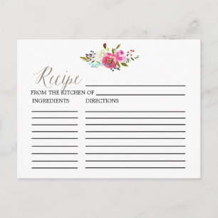 Cartão Postal Placas de recebimento de Chás de panela de Buquê d
