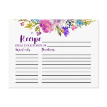 Placas de recebimento de Chás de panela de flores 