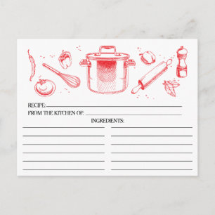 Cartão Postal Placas de recebimento de ferramentas de cozinha co