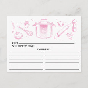 Cartão Postal Placas de recebimento de ferramentas de cozinha de