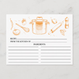 Cartão Postal Placas de recebimento de ferramentas de cozinha es